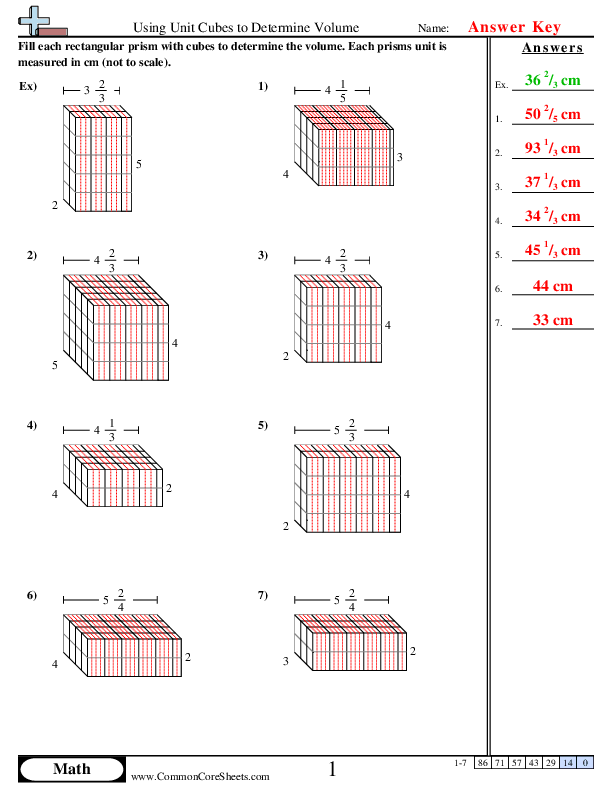  - using-cubes-to-find-volume-fractional-sides worksheet