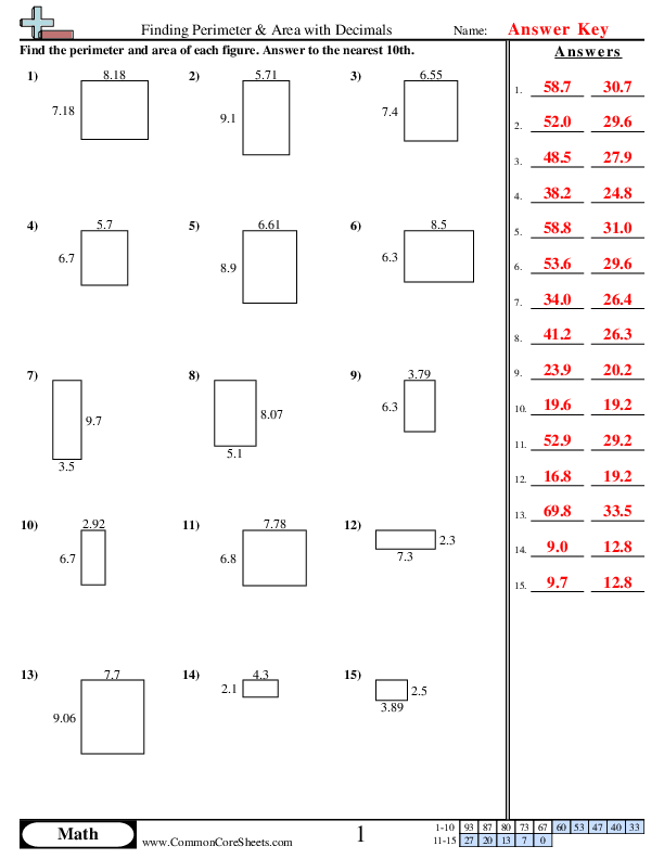  - finding-perimeter-area-with-decimals worksheet