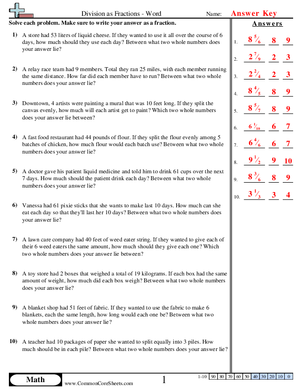  - division-as-fraction-word worksheet