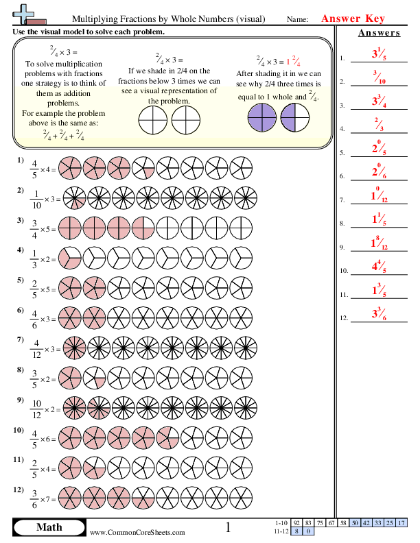  - multiplying-fractions-by-whole-numbers-visual worksheet