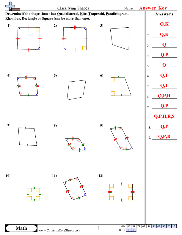  - classifying-shapes worksheet