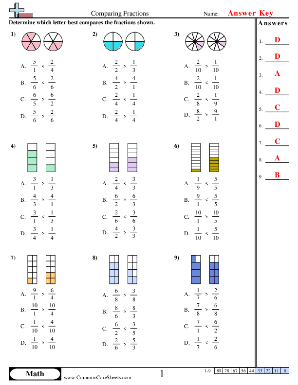  - comparing-fractions worksheet