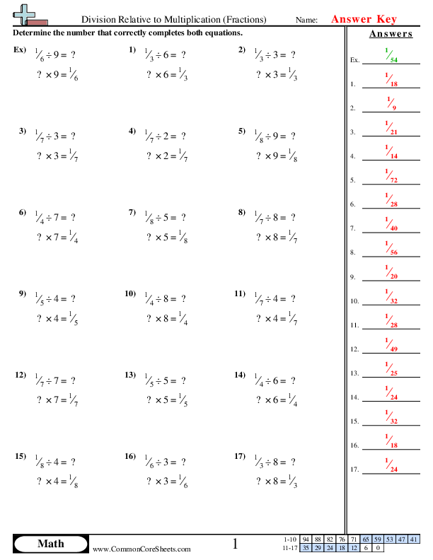  - division-relative-to-multiplication worksheet