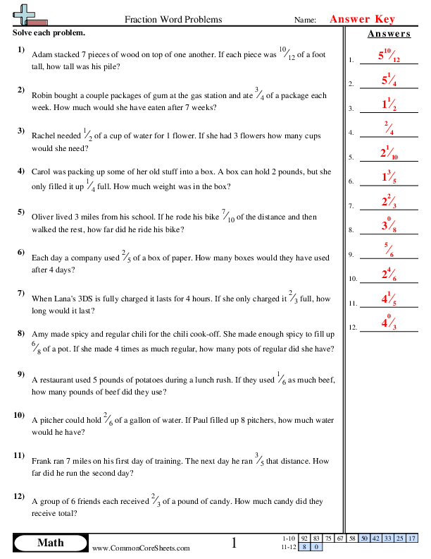  - multiplying-fraction-by-a-whole-word worksheet